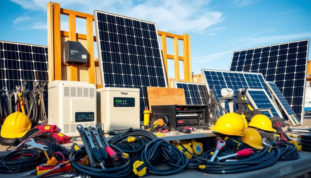 equipamentos para instalação solar