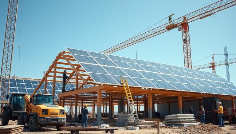 instalação de painéis solares