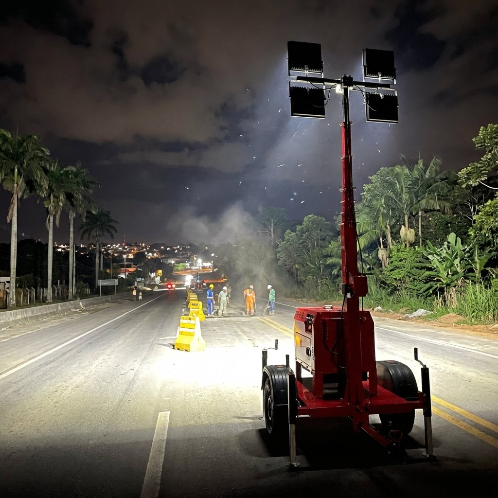 torre de iluminação